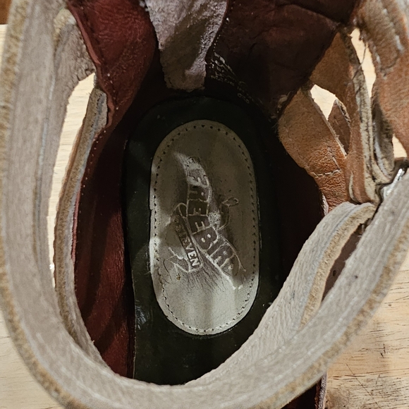 Rare Freebird Randi Crocodile-Embossed Pink/Blush EUC size 9 - Picture 6 of 7